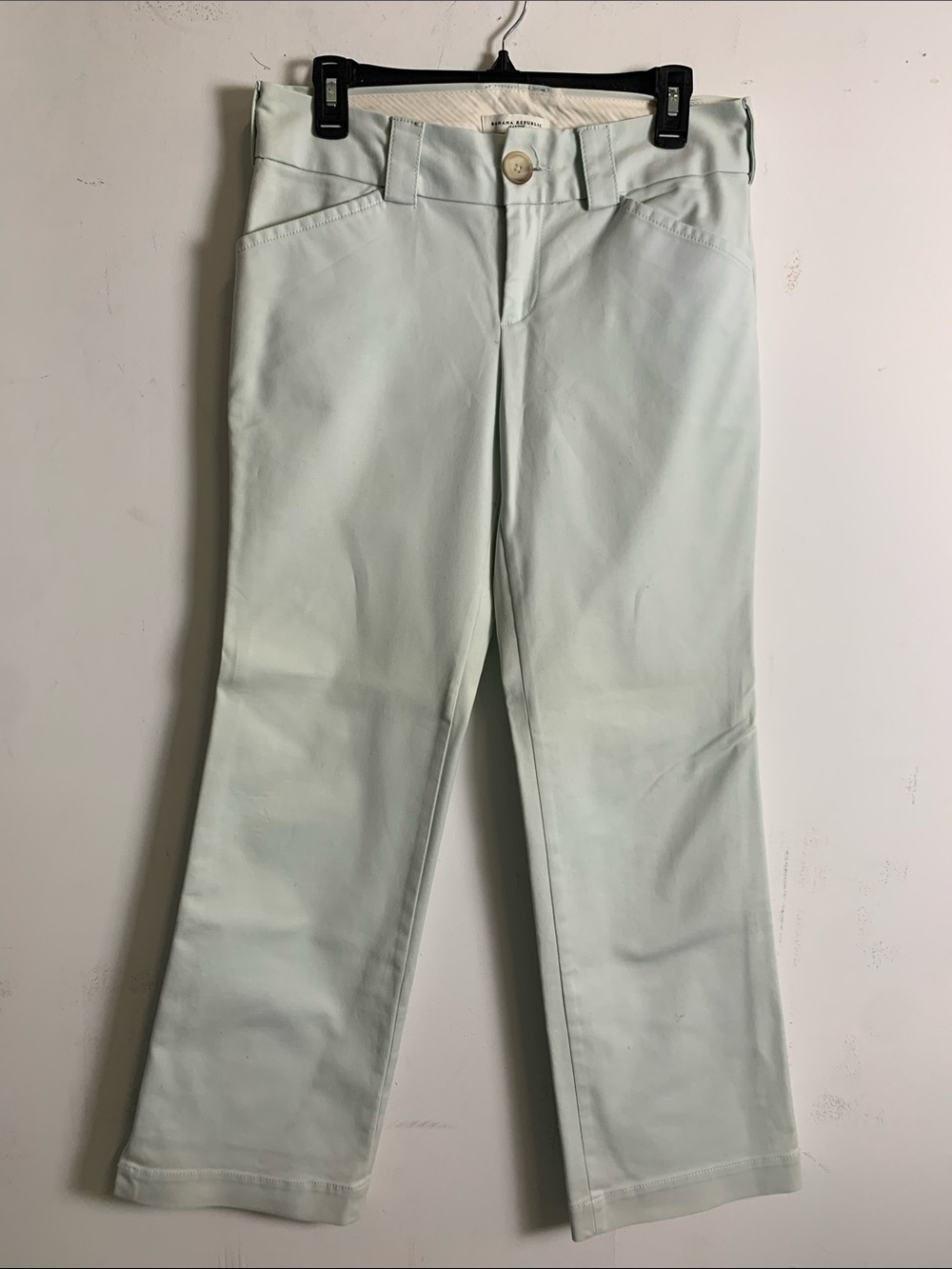Banana Republic Light Mint Green Boot Cut Pants